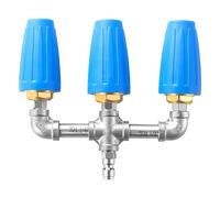 3 su 1 ugello turbo 2.0 orifizio 4000 psi ugello di rondella ad alta pressione con rotazione a 360 gradi e connessione rapi 1/4 di pollice per gli edifici dei veicoli Pavimenti