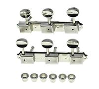 3 Su Un Piatto 3L3R Guitar Tuning Keys Accordatori Con Corde Passanti Da 6 Mm Per Chitarra Elettrica For LP/for For SG Piroli Accordatura per Chitarra (Color : Nickel)