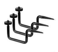 3 supporti per fotocamera Trail compatibili con fotocamere da caccia che utilizzano filettatura standard 1/4-20, staffa in acciaio per un'installazione sicura dell'albero