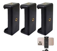 3 Supporti per Telefoni Cellulari, Adattatori per Treppiede per Smartphone, Morsetti Regolabili, Adatti per Supporti per Telefoni Cellulari A Treppiede E Bastoncini per Selfie.