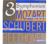 3 Symphonien Mozart, Symphonie nr.32 , Schubert nr.8, Beethoven nr.5