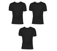 liabel 3 t Shirt Corpo Uomo Mezza Manica Girocollo 100% Cotone Art. 03828/23N (Nero, 7/XXL)