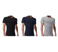 3 T-SHIRT CORPO UOMO MEZZA MANICA SCOLLO A PUNTA COTONE LIABEL 04428/T53G COLORI