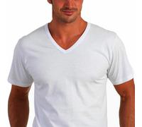 Map 3 Pezzi Maglia Intima Uomo Puro Cotone Jersey Tg M Bianco 3001