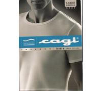 3 T-SHIRT UOMO GIROCOLLO CAGI LANA E COTONE MEZZA MANICA ART. 5330 MAGLIA INTIMA