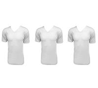 3 t-shirt uomo mezza manica scollo a V caldo cotone PIERRE CARDIN art. parigi