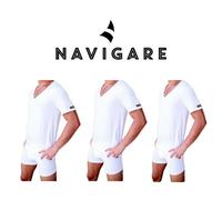 3 T SHIRT UOMO NAVIGARE SCOLLO A V PUNTA COTONE MEZZA MANICA 512 MAGLIA INTIMA