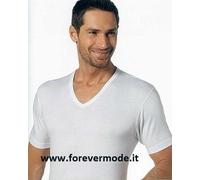 3 T-shirt uomo Nottingham manica corta con scollo V in jersey cotone art TV700