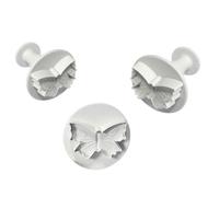 3 TAGLIAPASTA ad espulsione FARFALLA farfallina - per biscotti o dolci