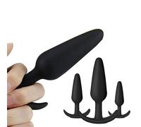 3 Taglie per Donne Ḁṉ&ḁl ṕlṳ&g, Coppie, Uomini | Set Nero