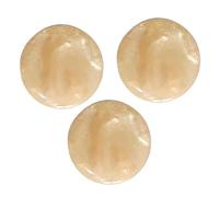 3 tappi per valvole a tromba, superficie liscia, pulsanti