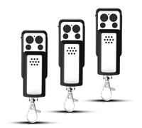 3 telecomandi per motorizzazione del cancello - compatibile con Avidsen 114253, 104257, 104251 - Design compatto a scorrimento, 4 canali, segnale stabile, clonazione facile