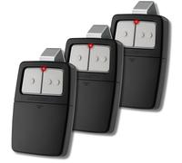 3 telecomandi universali da garage per LiftMaster, Chamberlain, Genie, Linear, sostituisce Clicker KLIK1U, 375UT, 375LM | Funziona a 2 porte o cancelli, interruttore e pulsante Learn