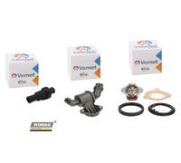3 Termostato Flangia Corpo per Audi A4 Avant B8 8K5 2.0 TDi 105 Kw 143 Hp