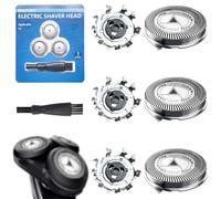 3 testine di ricambio SH50/52 compatibili con Philips per rasoio serie 5000 (eccetto S55xx)/Serie 6000 (eccetto S6600 S6800)/AquaTouch (AT8xx AT7xx/PT7xx/PT8xx con spazzola per la pulizia