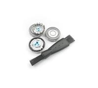 3 testine SH71/50, compatibile con Philips, rasoi | Testine in PP e acciaio inox con spazzola per sostituire la testina del rasoio