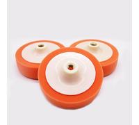 3 Testine Spugna Lucidante Arancione 3pz 3x per Lucidatura e Lucidatura Auto