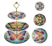 3 Tier Butterfly Home Organizer Rack DIY Diamond Kits 5D DIY Shelf Art Craft Set