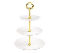 3-Tier Caramelle Frutta Torta Dessert Pasticceria Piatto Stand Vassoio Display