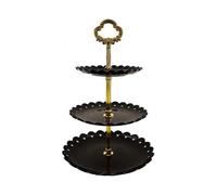 3-Tier Plastic Cake Stand Dessert Stand Cupcake Stand Tea Party Serving Platter