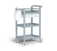 3 Tier Rolling Storage Cart for Kitchen And Bathroom Organization Easy To Assemble Trolley with Wheels Tool Trolley And Serving Cart for Home Storage(Gray 1-Type 1)