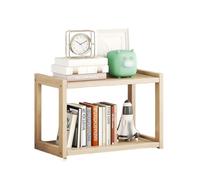 3-Tier Wooden Open Bookcas Office Furniture for Small Spaces Multifunctional Assembled Desktop Organiser for Office, Home, Study Desk Accessories(1)