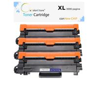 3 TN2510XL toner compatibile per Brother MFC-L2860DW MFC-L2835DW MFC-L2827DWXL