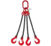 3 TON Chain Hoist Sling con Grab Gancio G80 Grade Acciaio Sollevamento Rigging Hardware per l'industria delle Costruzioni Industrial Heavy Duty Equipment Handling Warehouse