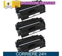 3 TONER CE505X 05X PER HP LASERJET P2030 P2035 P2035N P2050 P2055 P2055DN