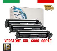 3 Toner CF217XL con CHIP per HP Laserjet PRO M102w 17A M130 fn fw nw 6000 copie