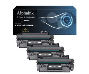 3 TONER CF280A 80A CE505A 05 PER HP LASERJET PRO 400 M401 M425DN P2030 P2035