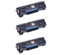 3 TONER CF283A COMPATIBILI HP LASERJET PRO M201DW M201N M125A M128FN M126A M225