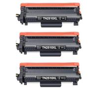 3 Toner Compatibili per Brother TN-2510XL con Chip 3.000