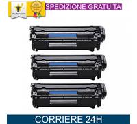 3 TONER Q2612A 12A PER HP LASERJET 1010 1012 1015 1018 1020 1022 1022N 3000 3015