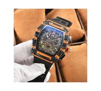 (3)Top AA Lusso Lusso Orologio da uomo Richard marca Fly back Time Ceramica bianca multifunzionale