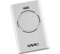 3 trasmettitori manuali FAAC XT4 433 SLH LR, bianco (787008)