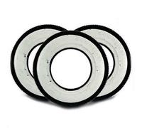 3 TRE COPERTONI GOODRIDE 3.50.8 3.50-8 3-50-8 FASCIA BIANCA VESPA VNB VBA VB1T