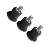 3 treppiedi in gomma da 1/4 pollici con base antislip viti monopiede per il salvataggio dei piedini in gomma per la fotografia