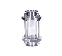 3" Tri Clamp Sanitay Flow Sight Glass Diopter Fit 76 mm Pipe OD 304 Stainless Steel Fitting Homebrew Diary Product