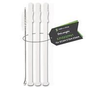 3 tubi per aspirapolvere del latte, 15,6 cm, per DeLonghi 5313232961 con spazzola DEKAROX per la pulizia del latte System in ECAM ETAM ESAM