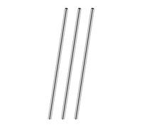 3 tubi rotondi in acciaio inossidabile 304, diametro esterno 8 mm, spessore parete 1 mm, lunghezza 300 mm, tubo dritto in metallo senza cuciture, per casa, decorazione del giardinaggio, macchinari
