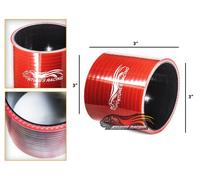 3" Tubo Silicone/Assunzione/Intercooler Tubo Dritto Attacco rossi per Eagle/Geo