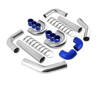 3" TURBO INTERCOOLER ALUMINUM PIPE PIPING DIY KIT 76MM BLUE 18'' Length