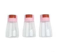 3 Unità Dispenser Sale e Pepe a Pressione: Dosatore Preciso 0.5g per Spezie, Barattoli in PP per Cucina(Pink 3pcs)