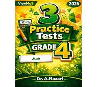 3 Utah RISE Grade 4 Math Practice Tests: Full-Length Test Prep with Detailed Answer Explanations