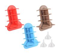 3 Vassoi per Cubetti di Ghiaccio nel Silicone per Scherzi per Feste di Addi4108