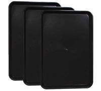 3 Vassoi per esposizione e servizio rettangolari grandi 36,5x25 cm