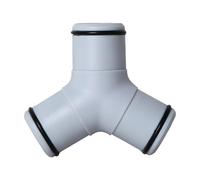 3 Way Pool Hose Adapter - ABS Leakproof Connector for Filter And Skimmer | Universal Swimming Pool Hose Y Splitter for Home Outdoor Backyard Filter System Connection