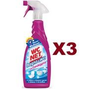 3 WC NET BAGNO E WC CON CANDEGGINA MOUSSE MULTIUSO SPRAY 600ML PULISCE SBIANCA