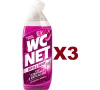 3 WC NET BRILLANT GEL IGIENE ISTANTANEA &ANTICALCARE FLORAL RITUAL 700ML